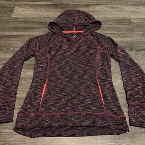 Hooded athletic top